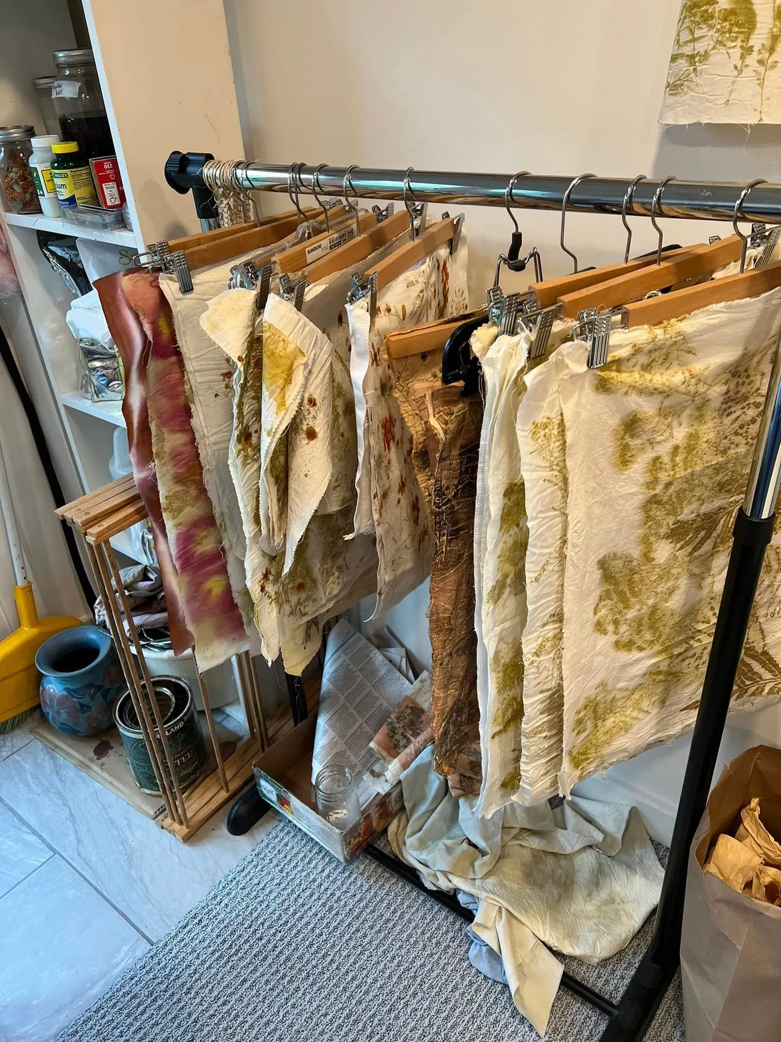 On the drying rack